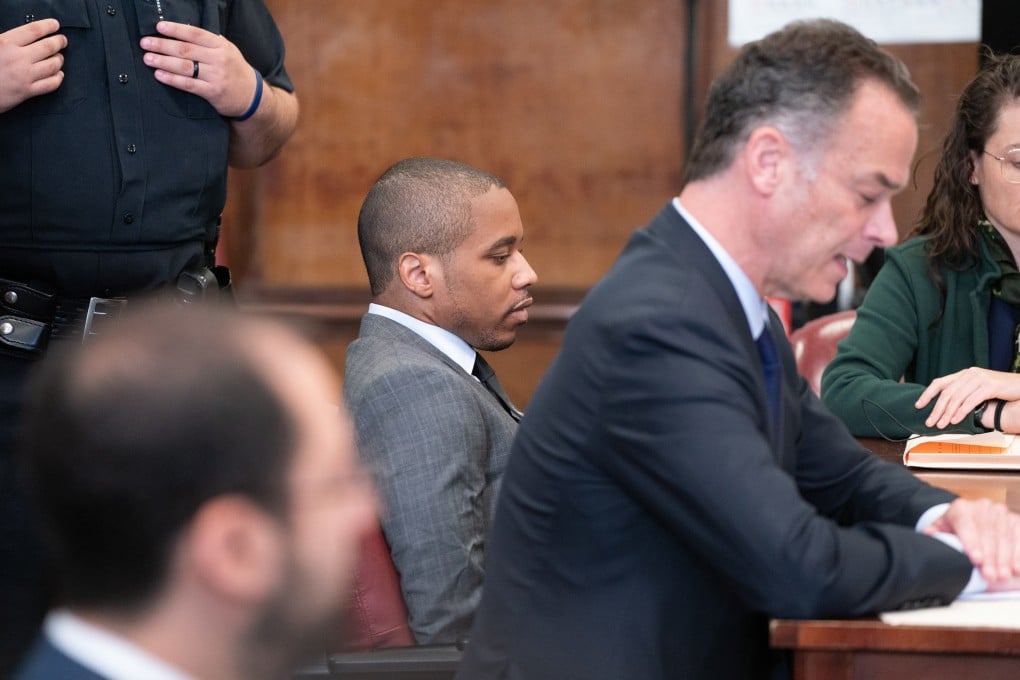Tyrese Haspil sits at the defence table during his sentencing in New York on September 10. Photo: TNS