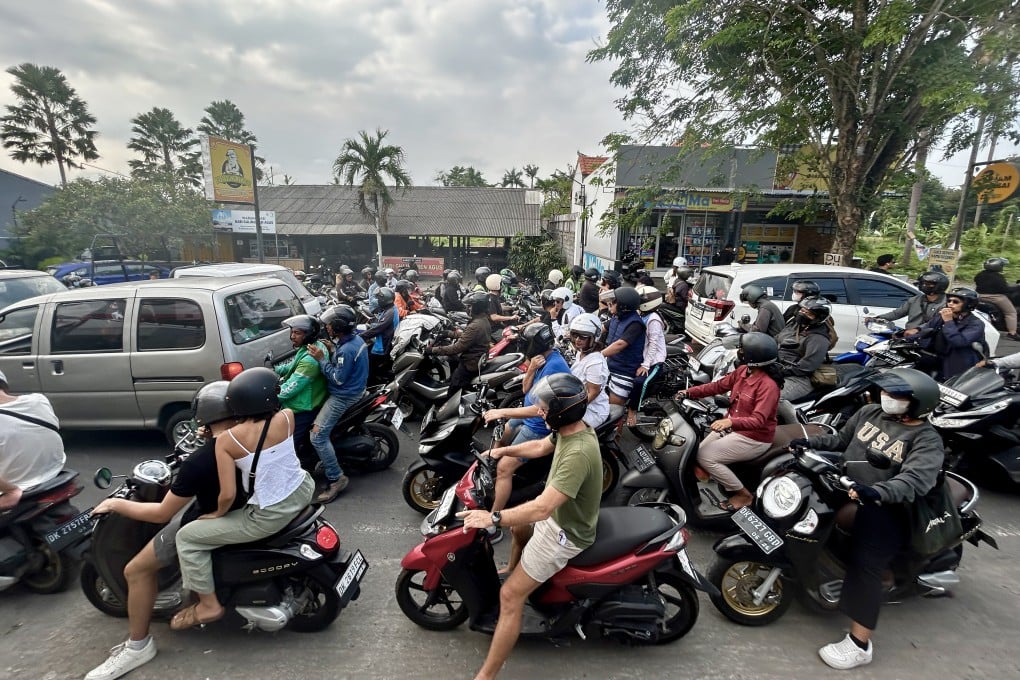 Peak hour traffic in Bali. Photo: Dave Smith