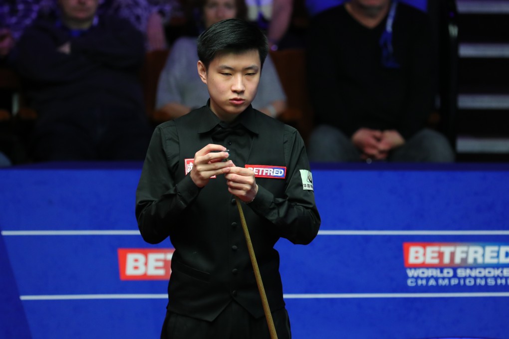 Zhao Xintong is back from his suspension and will take part in the WPBSA Q Tour event in Bulgaria. Photo: Xinhua