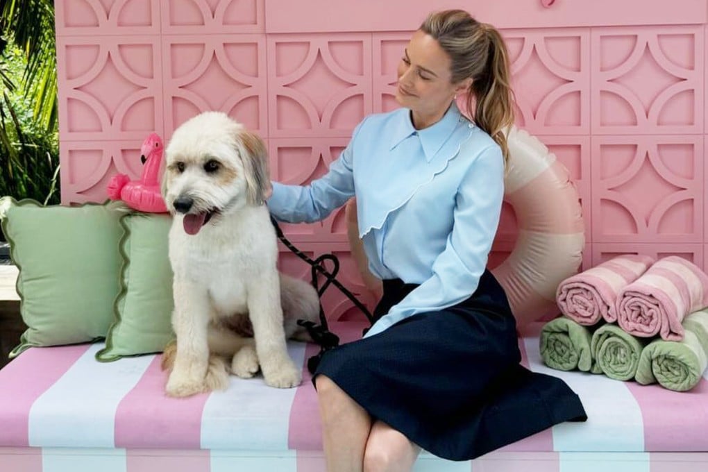 Actress Brie Larson and her doodle dog. Recent research on doodle mixes goes against the common assumption that mixed-breed dogs are healthier than purebred ones. Photo: Instagram/brielarson