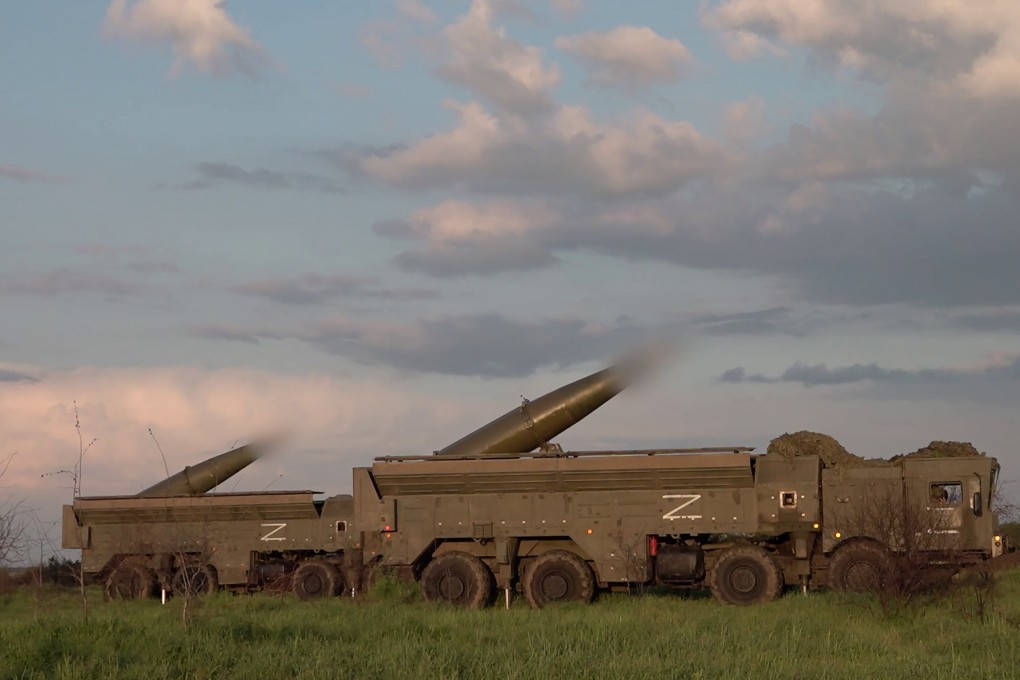Russia’s missile forces hold a tactical nuclear weapons drills in the southern military district of the country in May. Photo: Russian Defence Ministry/AFP