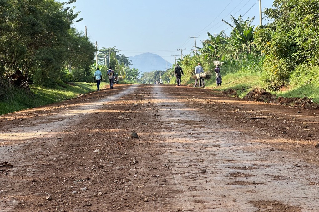 In Uganda’s mountainous eastern region, the Namagumba-Budadiri-Nalugugu Road (pictured) will be paved with asphalt by a Chinese construction firm. Photo: Handout