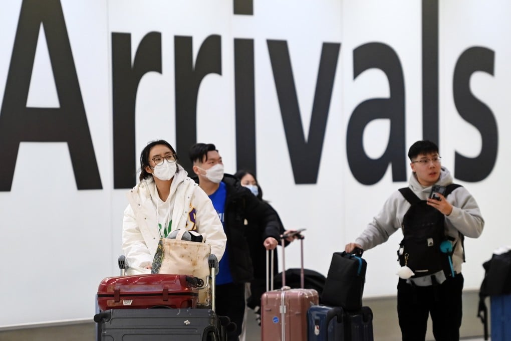 Arrivals at Heathrow Airport in London. The ETA will be mandatory for travel to the UK from January 8 next year. Photo: EPA-EFE