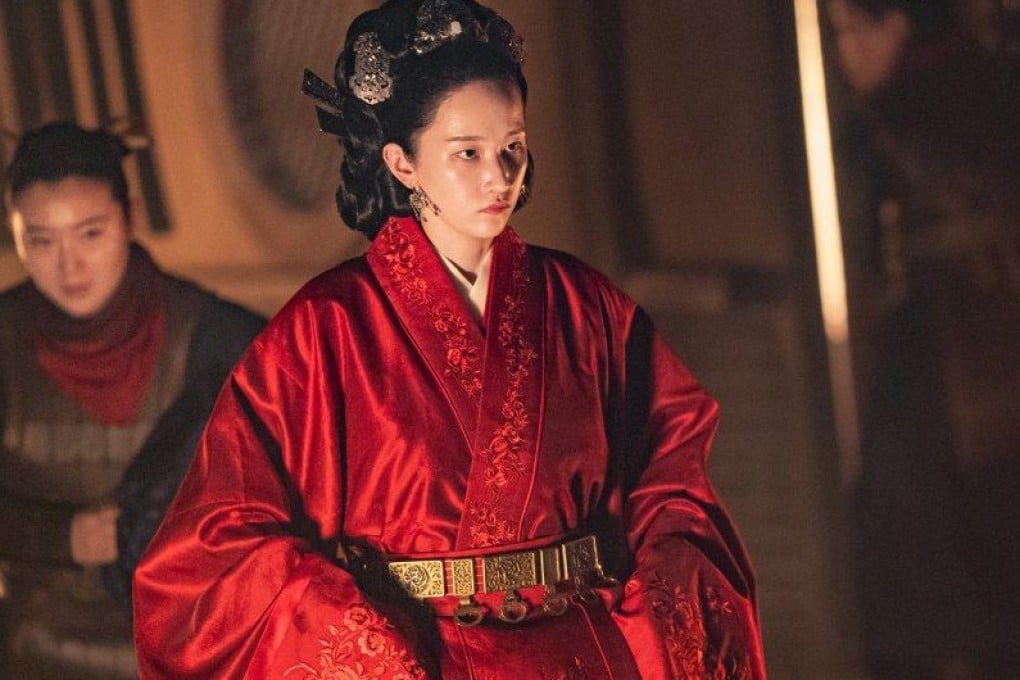 Jeon Jong-seo in the title role in a still from Queen Woo Part II, a period Korean drama series.
