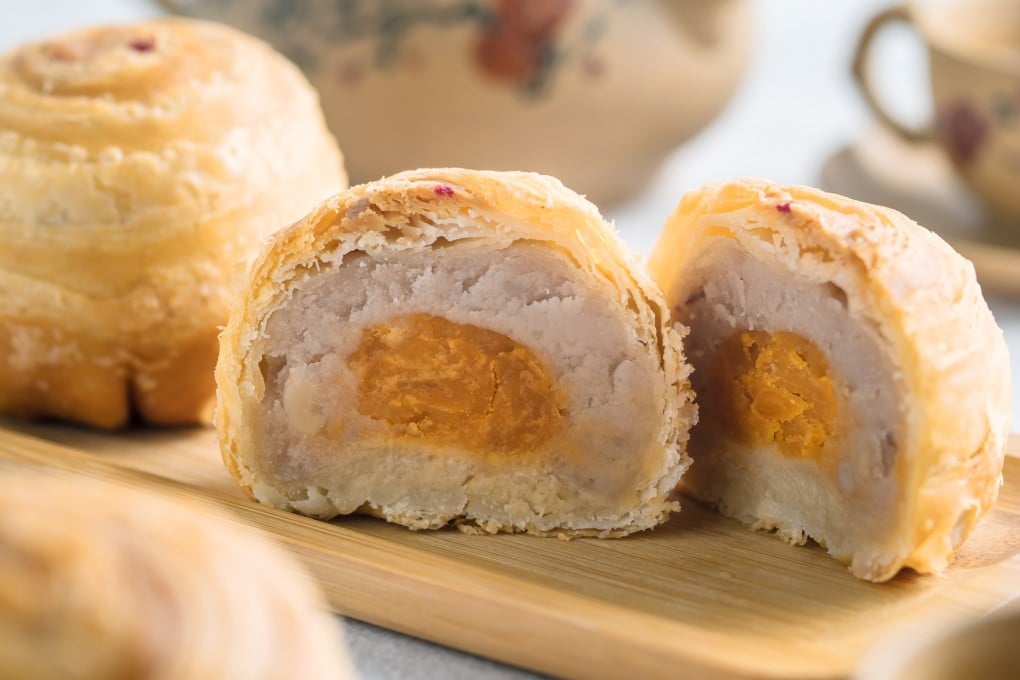 Teochew mooncakes. A popular Mid-Autumn Festival treat, they were brought to Hong Kong, along with other food items and their dialect, by Teochew (Chiu Chow) people from southeast China. Photo: Getty Images