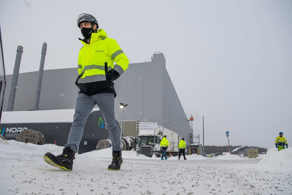 In Skelleftea, Swedish EV battery maker Northvolt is scaling back operations – a stark reminder of the challenge Europe faces. Photo: AFP