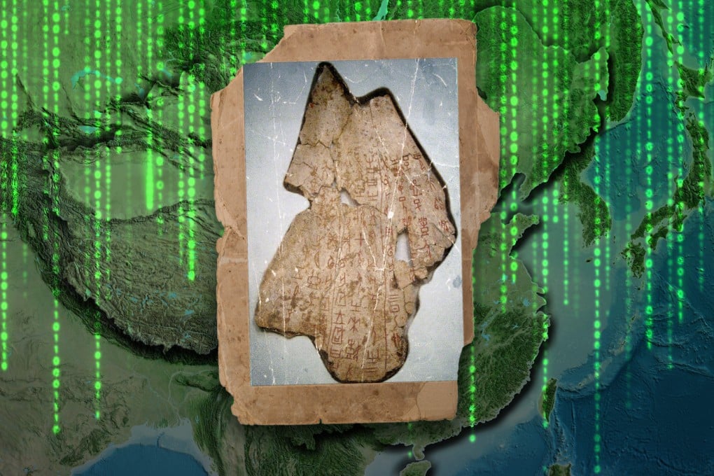 Researchers use AI to determine if left or right-handed people wrote ancient oracle bones. Photo: SCMP composite/Shutterstock/Wikipedia