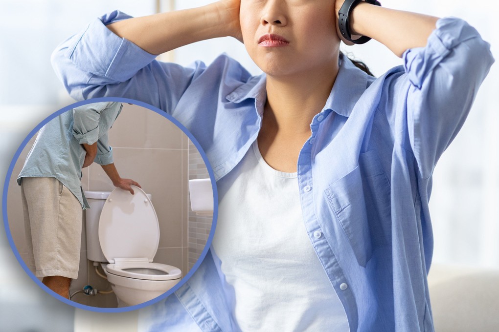 A sound-sensitive woman requests her upstairs neighbour not to use the toilet at night to avoid disturbing her sleep. Photo: SCMP composite/Shutterstock