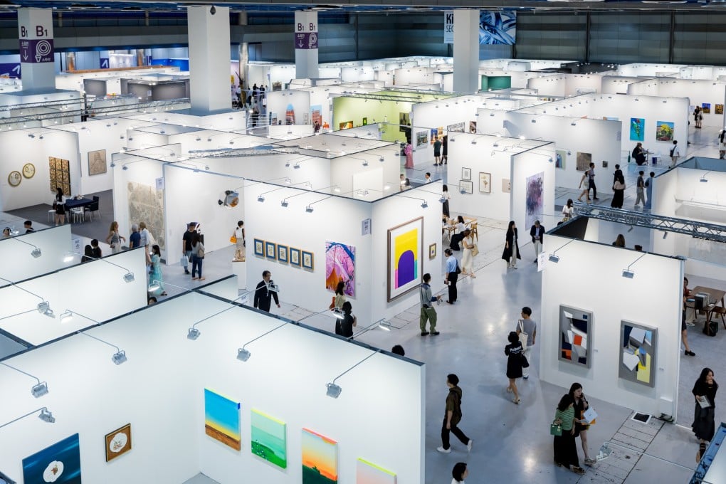 This year’s Kiaf Seoul art fair in South Korea was well-attended and visitors were enthusiastic, despite the art market downturn. Photo: Kiaf Operating Committee