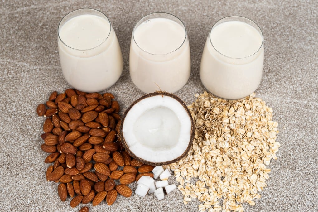 Plant-based milks such as oat, coconut, soy and almond milks are healthy alternatives to cow’s milk. But which is best in terms of calories and protein content? Photo: Shutterstock