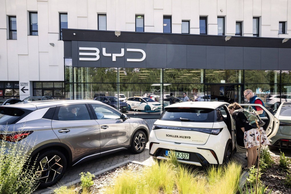China’s booming electric vehicle trade has been a flashpoint in relations with the EU, as the bloc has imposed new tariffs on imports. Photo: Bloomberg