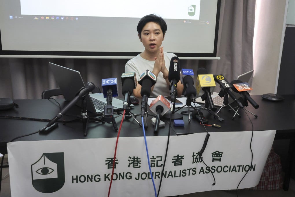 HKJA chairwoman Selina Cheng says the association is determined to bring attention to the intimidation campaign and send a signal it will not be tolerated. Photo: Dickson Lee