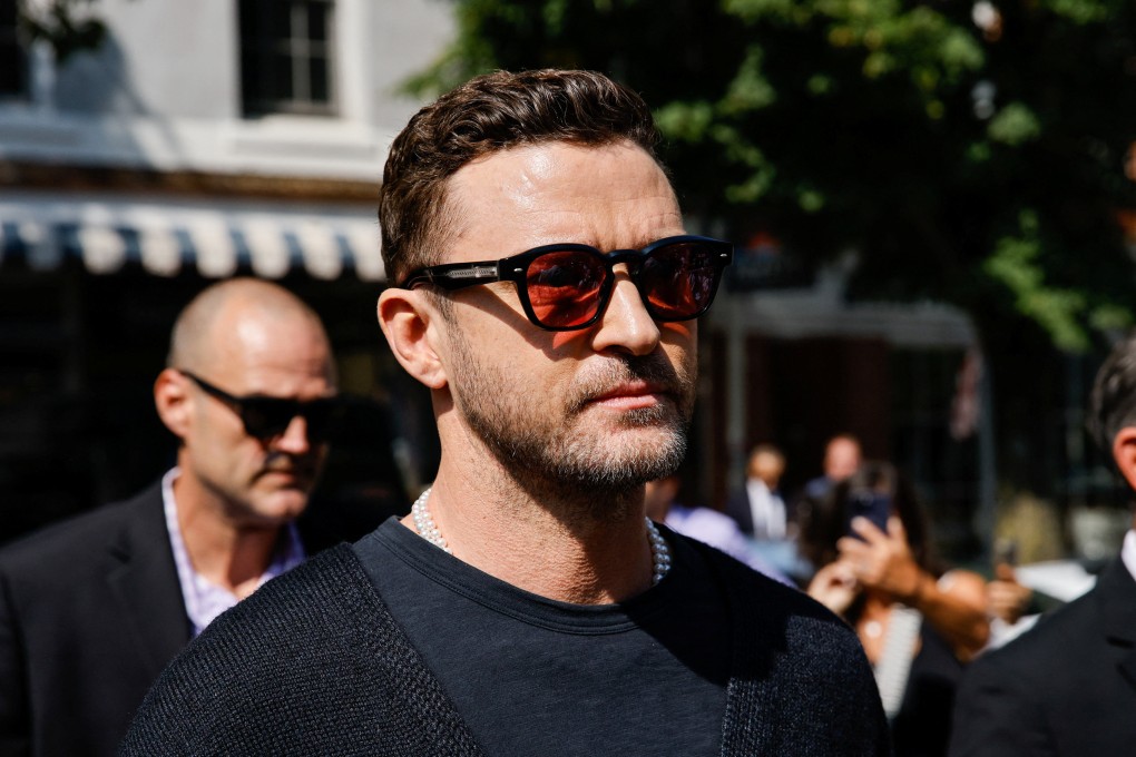 Singer Justin Timberlake arrives to appear in court in Sag Harbour, New York, on Friday. Photo: Reuters