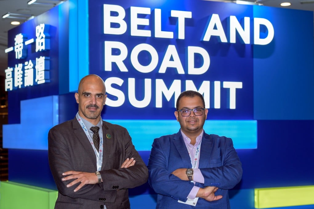 Saudi chief of Aseer Region Development Authority Sultan Al-Shehri (left) says the kingdom is looking to attract Hong Kong investments. Photo: Eugene Lee