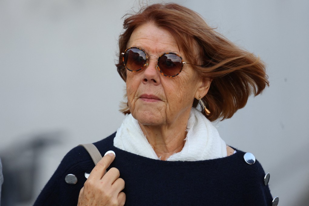 Gisele Pelicot who was allegedly drugged and raped by men solicited by her husband Dominique Pelicot, appears at the courthouse in Avignon, France, on Wednesday. Photo: Reuters