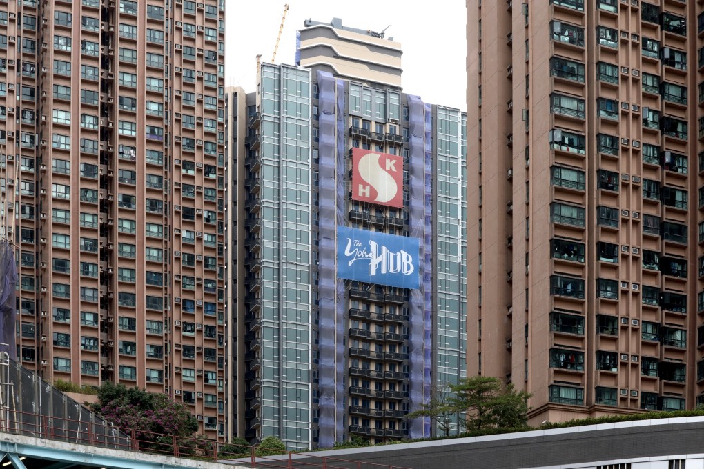 The Yoho Hub condominium complex in Yuen Long. Photo: Jonathan Wong