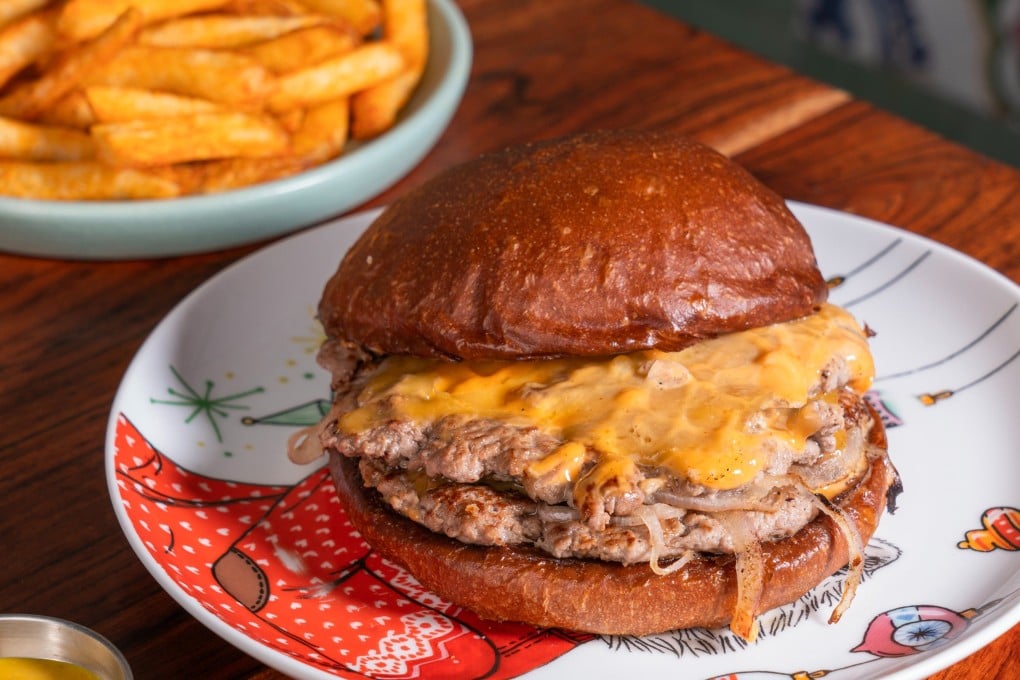 A Smash Burger at Veronica’s, a popular high-end sandwich shop in Bandra, Mumbai, India. Photo: Hunger Inc.Hospitality