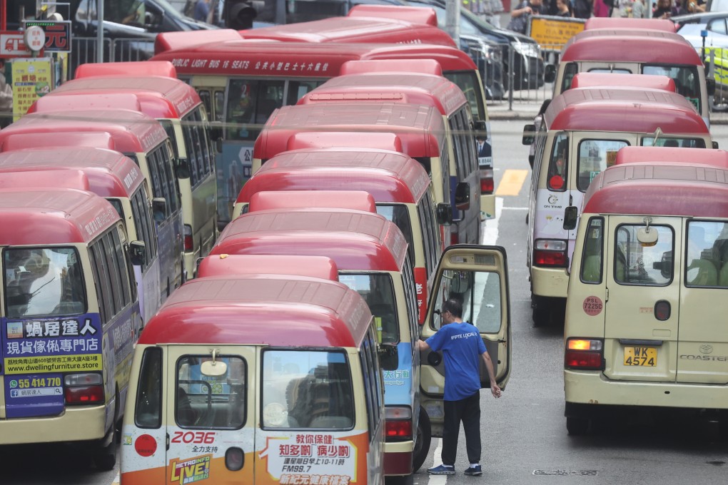 A minibus operator says the sector is currently short by about 2,000 drivers. Photo: Edmond So