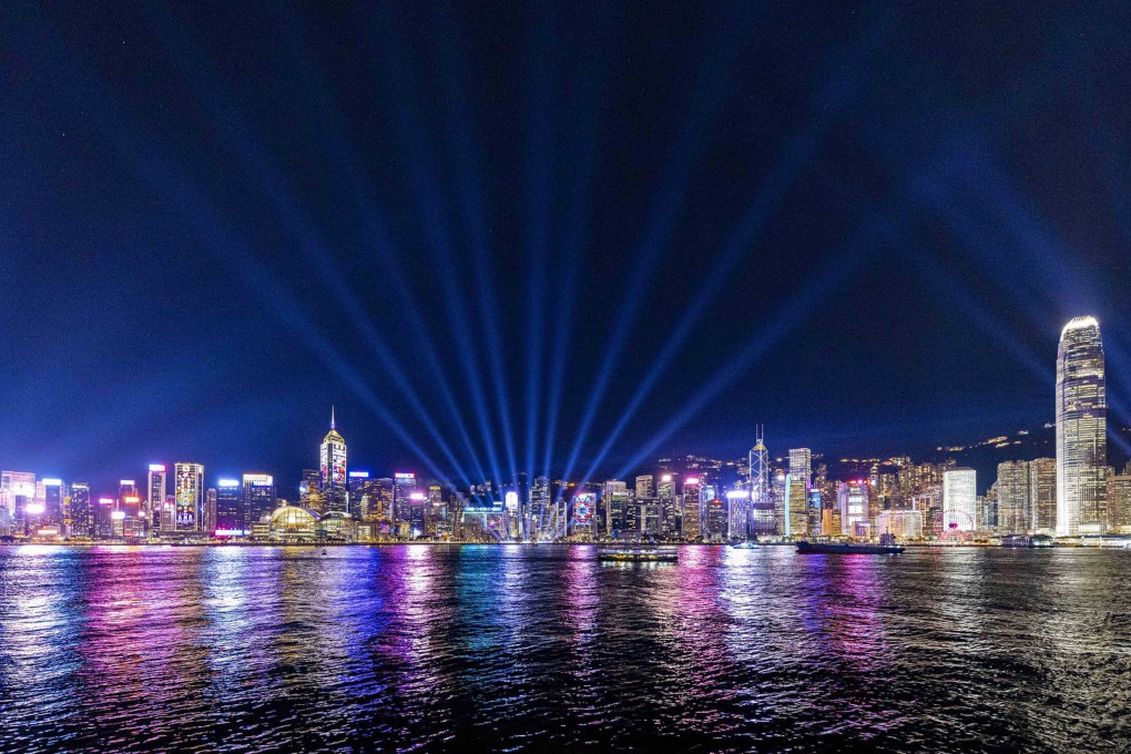 The Tourism Board will hold a special laser show at 8pm on September 28 at the Wan Chai waterfront. Photo: Hong Kong Tourism Board