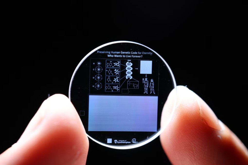 British scientists have stored the full human genome on a 5D memory crystal. Photo: University of Southampton