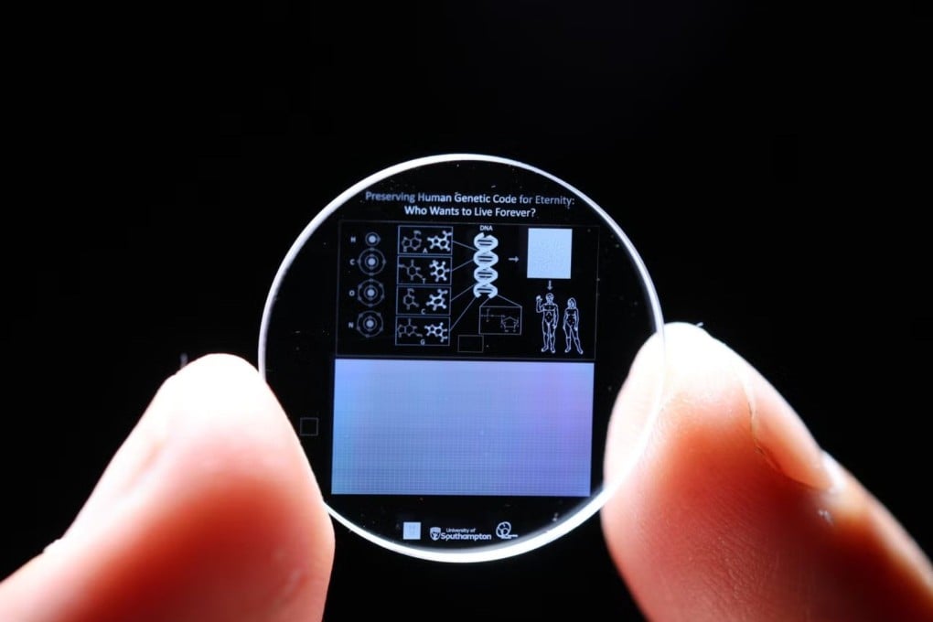 British scientists have stored the full human genome on a 5D memory crystal. Photo: University of Southampton