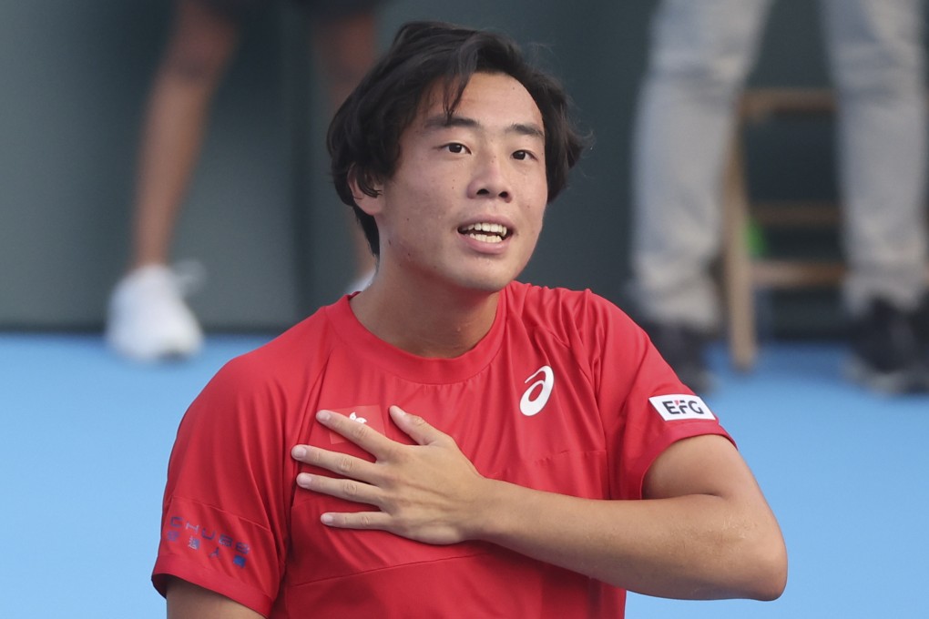Coleman Wong Wong will now face fourth-seeded American Brandon Nakashima in the round of 16. Photo: SCMP/Edmond So