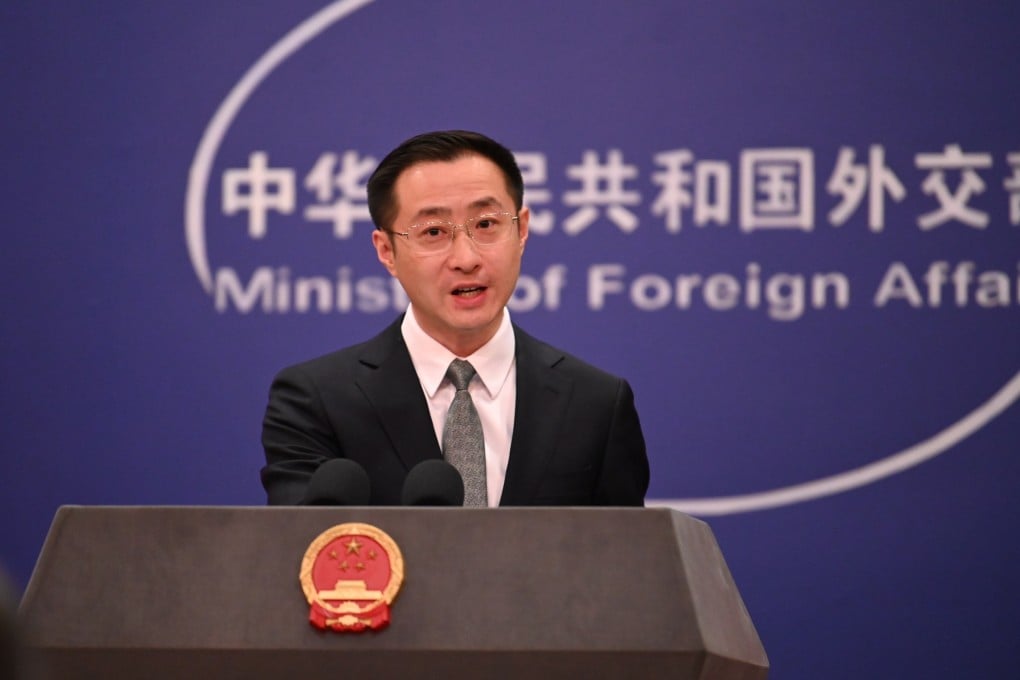 Lin Jian, spokesman for the Chinese foreign ministry, said the sanctions were in retaliation for the latest US approval of arms sales to Taiwan. Photo: dpa