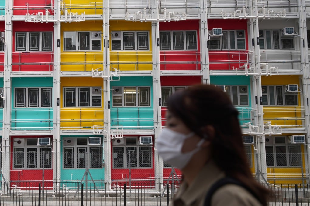 A view of the social housing project on Nam Cheong Street, before it was ready for residents to move in, on August 20, 2020. Photo: Winson Wong