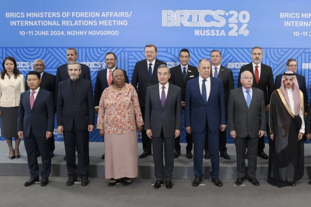 The Brics foreign ministers meeting in Nizhny Novgorod, Russia, on June 11. Photo: EPA-EFE
