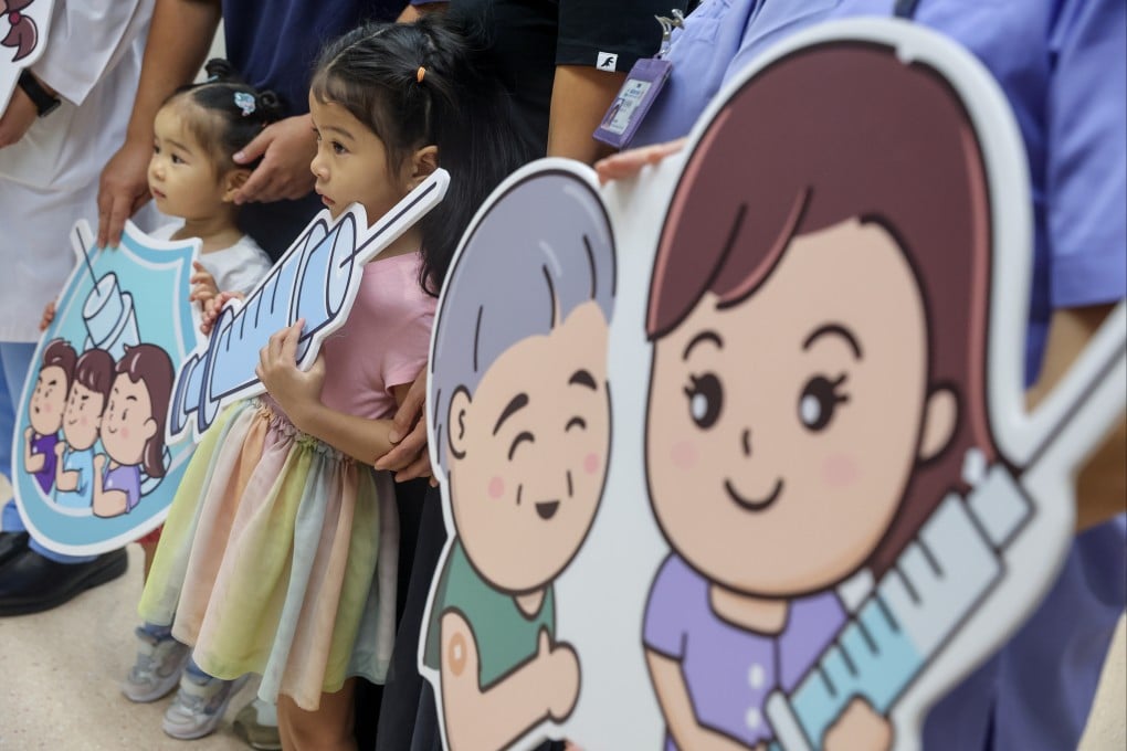 Families can book a jab at maternal and child health centres for children aged six months to under two years from Wednesday morning. Photo: Edmond So