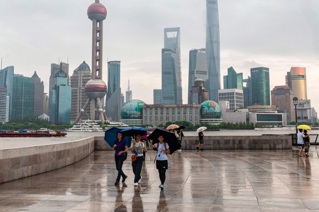 Shanghai may miss its growth target after losses caused by Typhoon Bebinca this momth. Photo: EPA-EFE