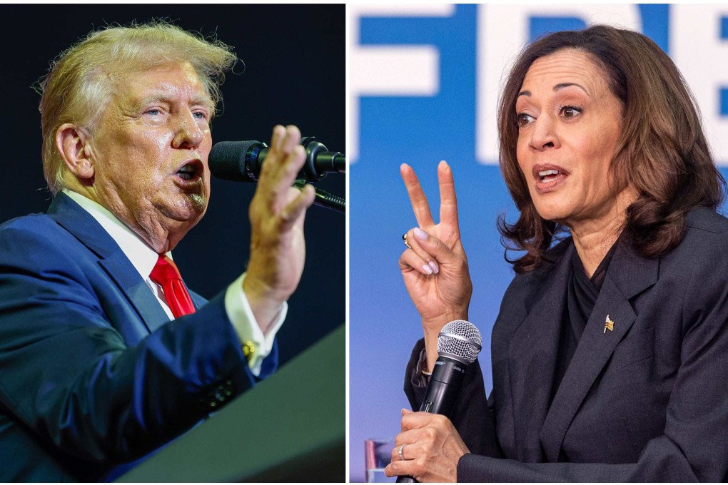 Republican US presidential candidate Donald Trump has previously rejected the idea of debating US Vice-President Kamala Harris again. Photos: The Philadelphia Inquirer via TNS