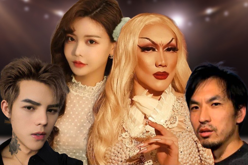 The Post profiles four online influencers in China who are renowned for their quirky style and strange behaviour. Photo: SCMP composite/Baidu/Douyin/Weibo