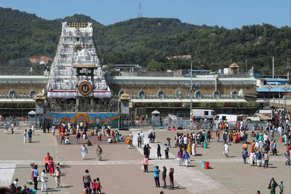 Tirumala Venkateswara Temple in Tirupati, where the contaminated confectionery was allegedly uncovered. Photo: Shutterstock