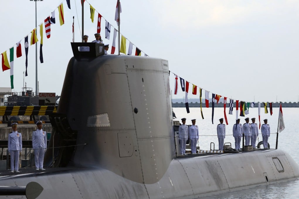 A view of RSS Impeccable during a commissioning ceremony of Singapore Navy’s first and second Invincible-class submarines on September 24. Photo: Reuters