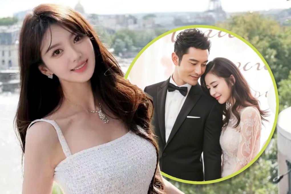 China model Ye Ke is in the media spotlight as the new partner of Angelababy’s ex-husband. Photo: SCMP composite/Xiaohongshu