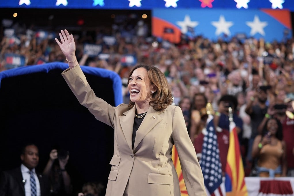 US Vice-President Kamala Harris at a campaign rally at in Glendale, Arizona, in August. File photo: AFP