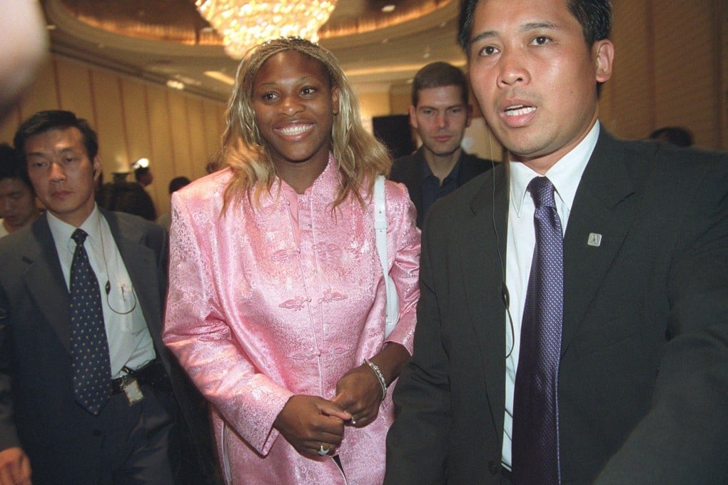 American tennis star Serena Williams wears a traditional Chinese outfit while on her third visit to Hong Kong, in 2002. Photo: SCMP Archives
