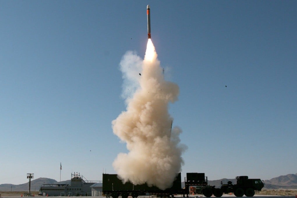 US Army soldiers test launch a Tomahawk Land Attack Missile from the Mid-Range Capability (MRC aka Typhon) launcher at Naval Air Weapons Station China Lake, California last year. Photo: Handout via US Army/RCCTO