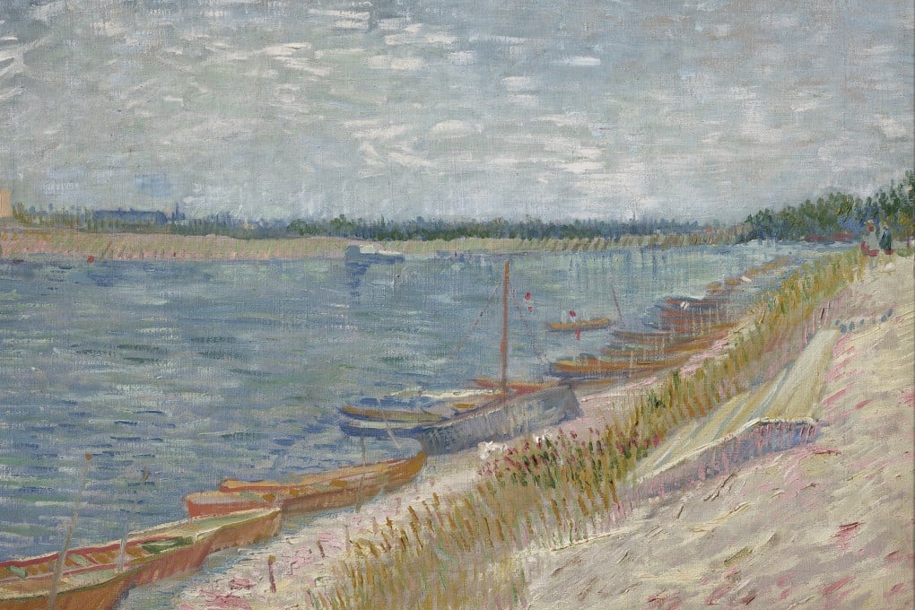 Vincent van Gogh’s Les canots amarrés is going up for auction on Thursday. Photo: Christie’s Asia Pacific