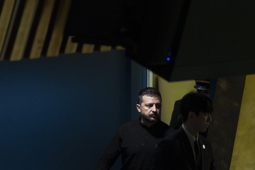 Ukraine’s President Volodymyr Zelensky arrives to speak during the General Debate of the 79th session of the United Nations General Assembly at UN headquarters in New York. Photo: EPA-EFE
