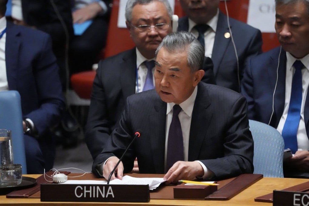 Chinese Foreign Minister Wang Yi has met representatives from more than a dozen countries while in New York, but none from Israel. Photo: AFP