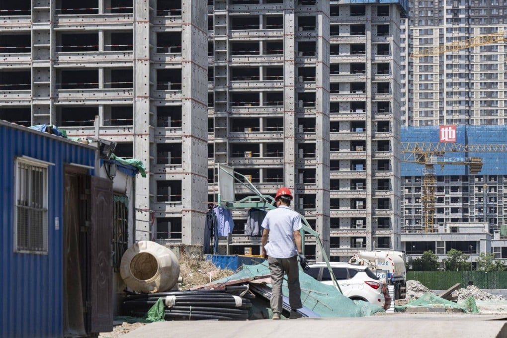 Residential buildings under construction in Jinan, China. Photo: Bloomberg