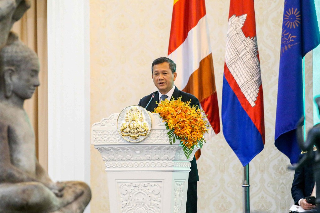 Prime Minister Hun Manet said the decision to quit a regional pact was made to “maintain peace and solidarity” in Cambodia. Photo: AFP