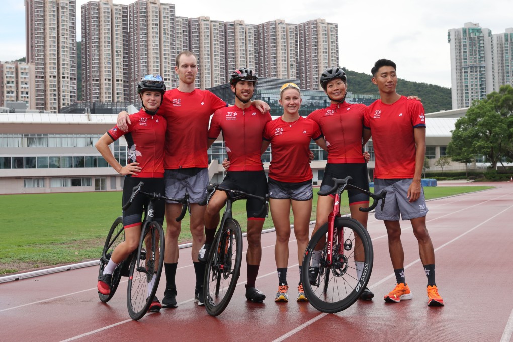 Oscar Coggins (second left) is taking a major step on his comeback trail in Weihai, but Jason Ng (third left) will miss the Chinese race. Photo: Yik Yeung-man