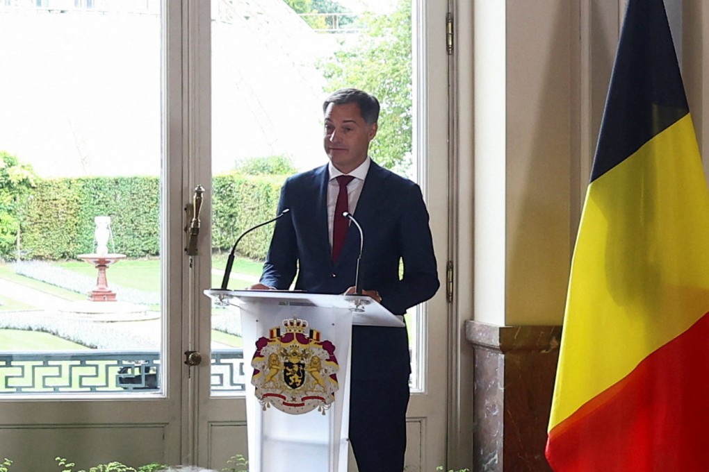 Belgian Prime Minister Alexander De Croo criticised the pope and the Catholic Church on Friday. Photo: Reuters