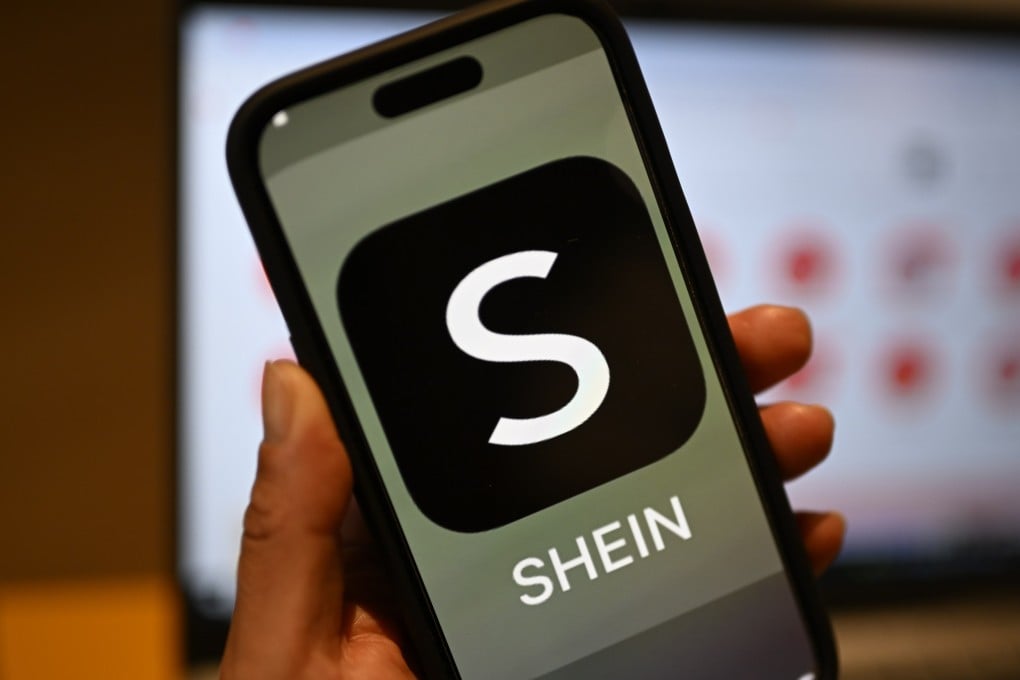 The Shein logo is displayed on a smartphone. Photo: dpa