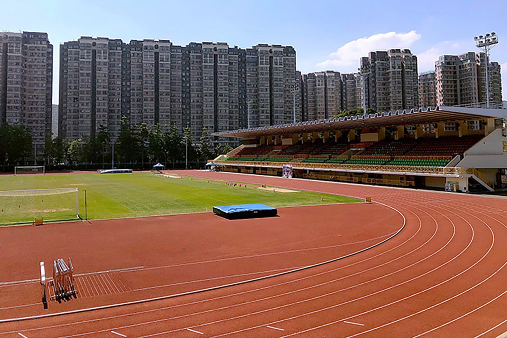 The incident took place at around 2pm on Wednesday during the sports day for a secondary school at the Tai Po Sports Ground. Photo: Handout