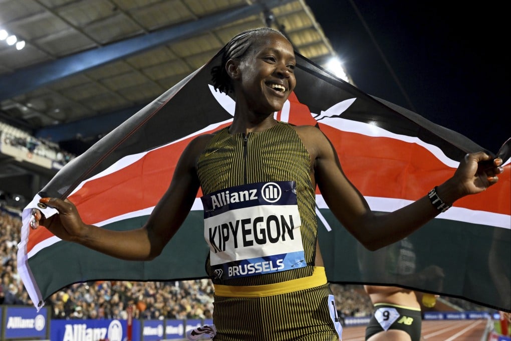 Olympic champion Faith Kipyegon, who also won the Diamond League 1500-metre title, maintained her winning run in New York. Photo: AP