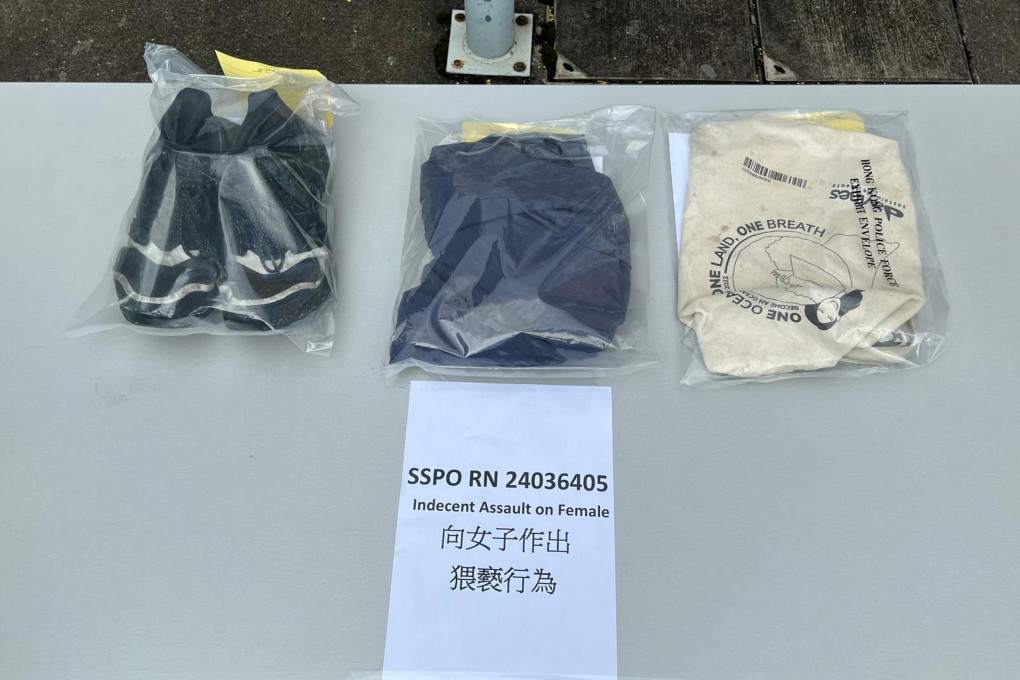 Police seized the clothes the suspect was wearing at the time of the alleged indecent assaults. Photo: Handout